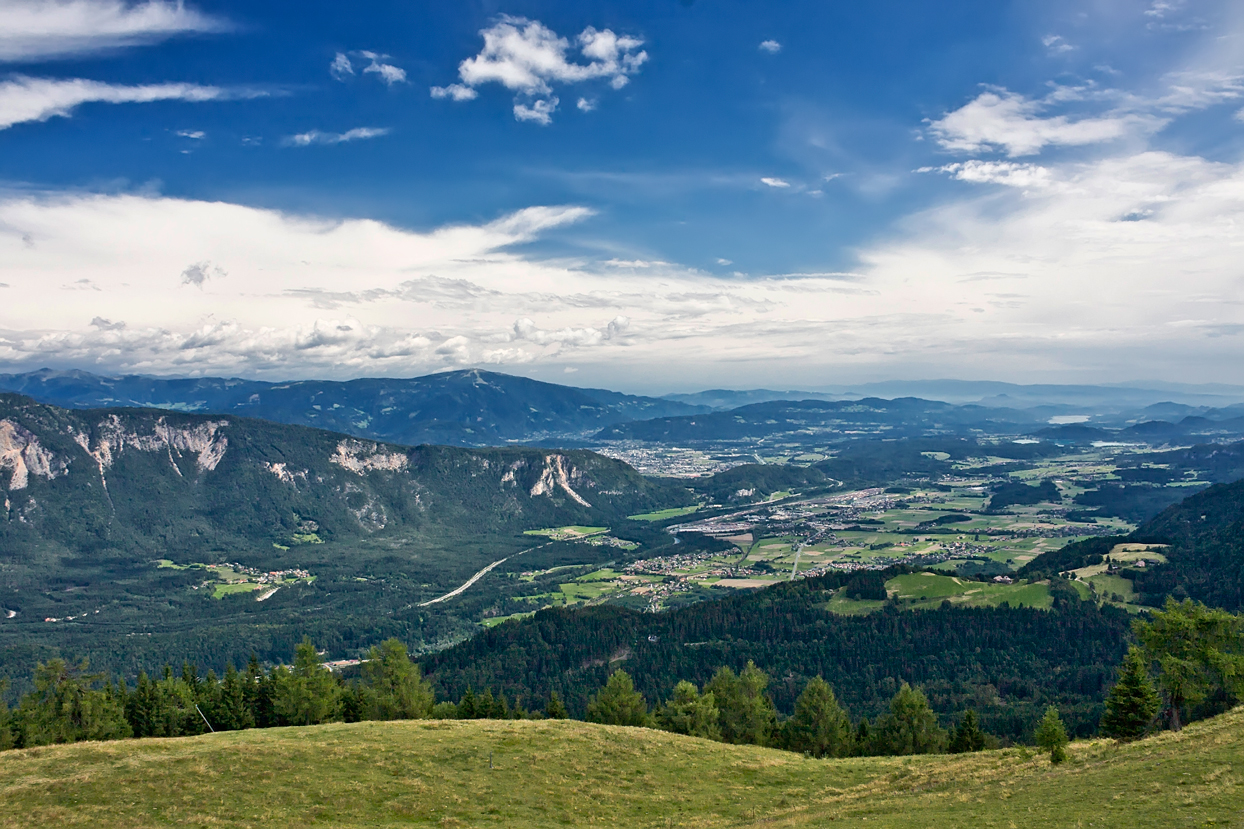 Blick vom Dreiländereck