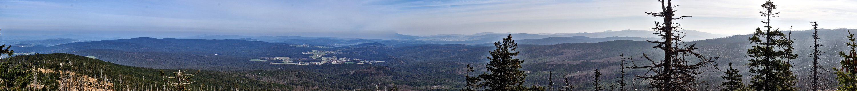 Blick vom Dreisessel im Bayerischen Wald