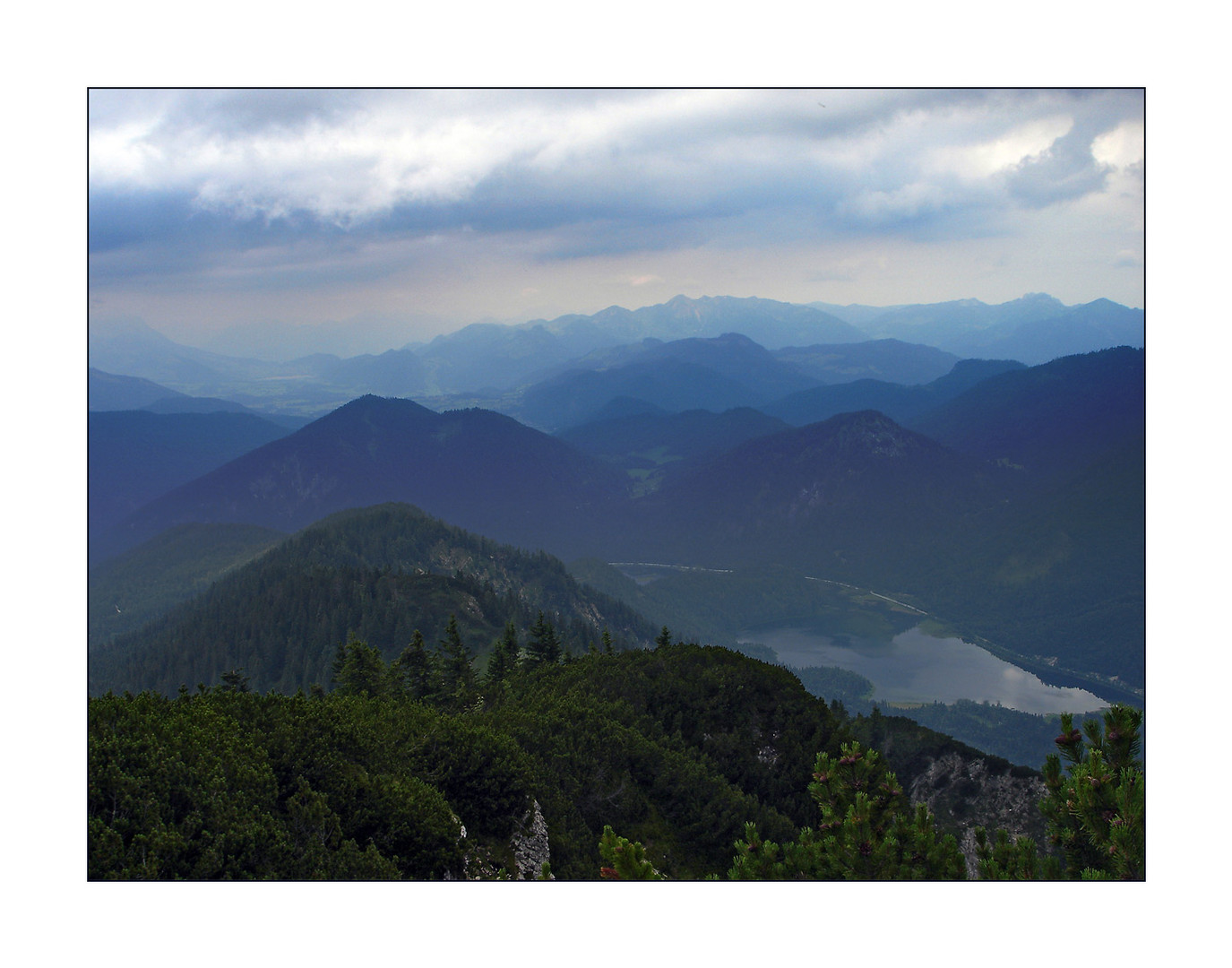 < Blick vom Dürnbachhorn >