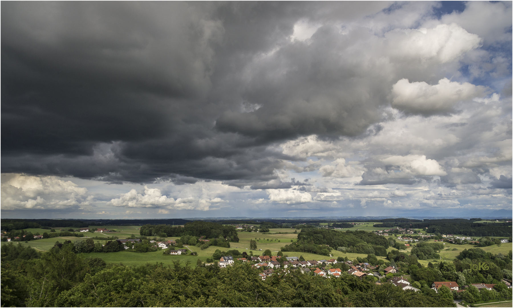 Blick vom Ebersberger Aussichtsturm