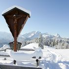 Blick vom Eckbauer auf die Alpspitze