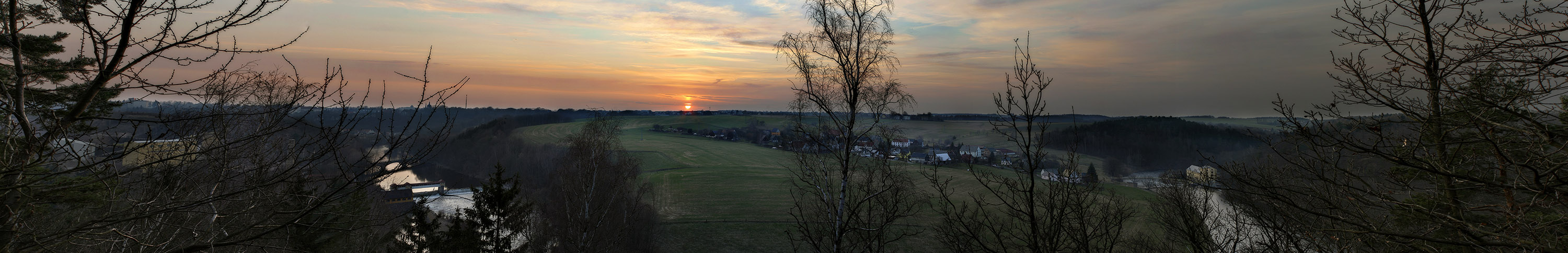 Blick vom Eiberg in Richtung Mittweida