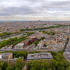 Blick vom Eiffelturm bis Sacré-Cœur