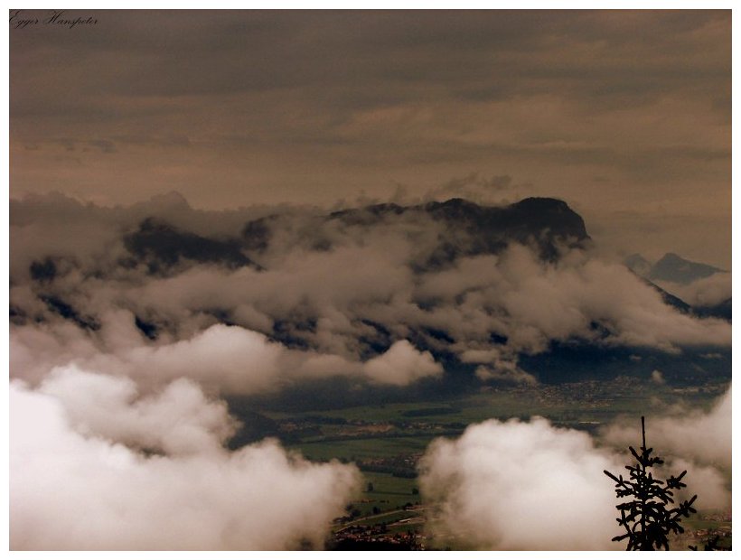 Blick vom Eisstein in Richtung Pendling.........