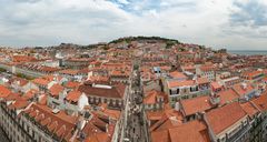 Blick vom Elevador de Santa Justa