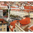 Blick vom Elevador de Santa Justa