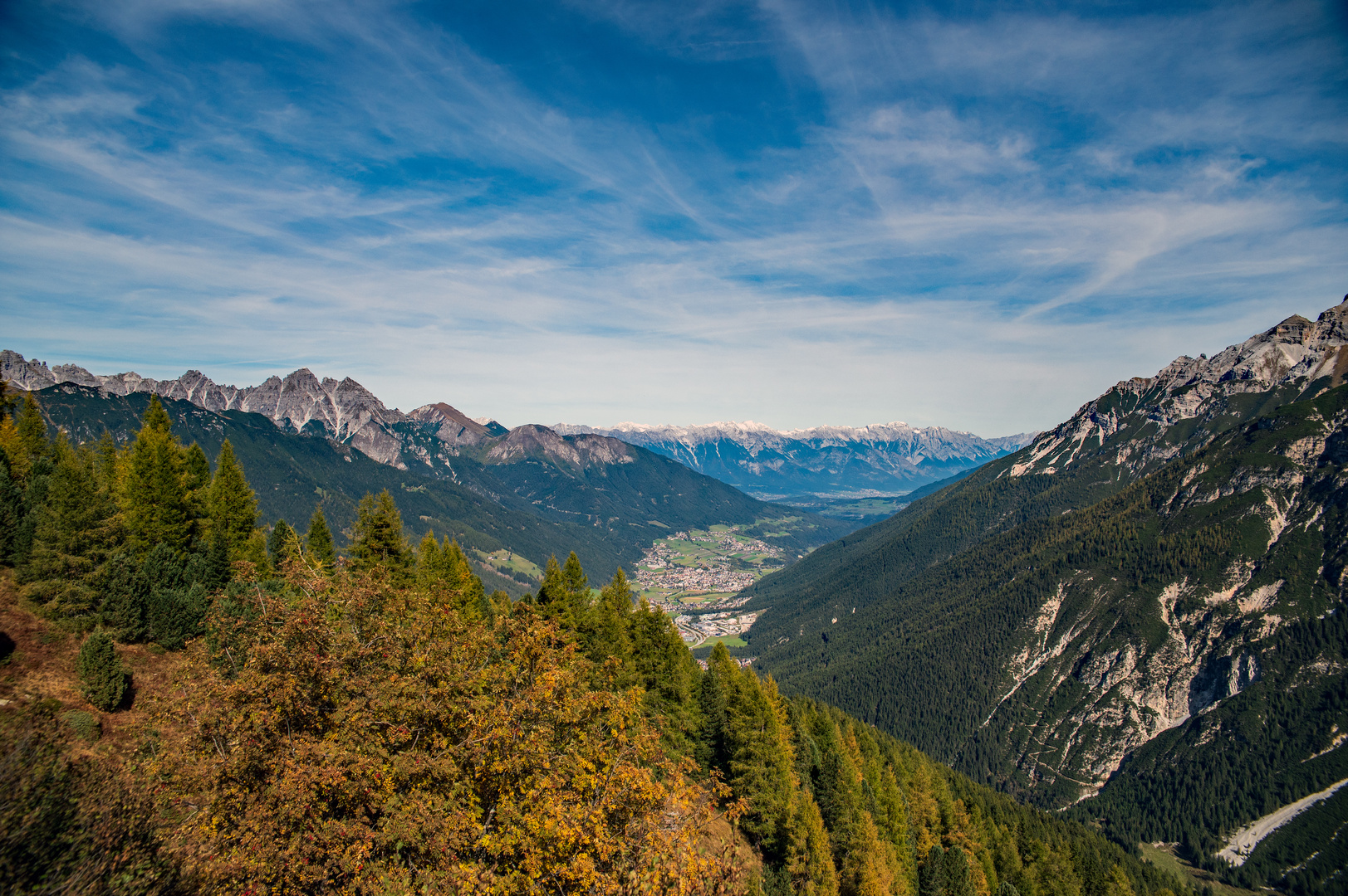 Blick vom Elfer richtung Innsbruck