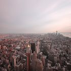 Blick vom Empire State Building auf Downtown Manhattan