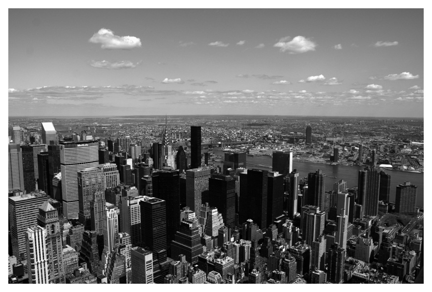 Blick vom Empire State Building gen Norden