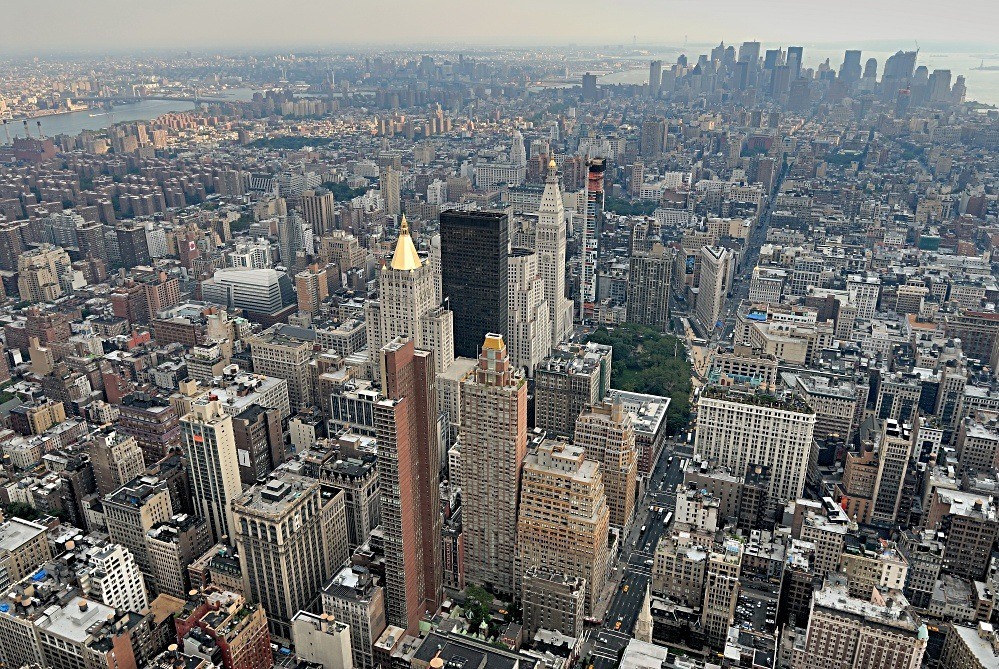 Blick vom Empire State Building in New York