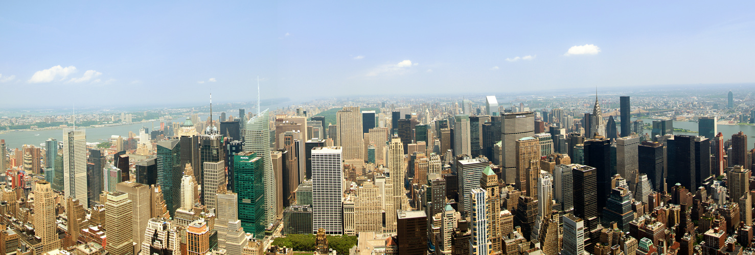 Blick vom Empire State Building NYC