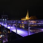 Blick vom Erfurter Petersberg zum Domberg