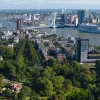 Blick vom Euromast auf Rotterdam.