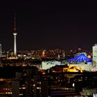 Blick vom Europa-Center Richtung Fernsehturm und Sony-Center