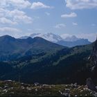 Blick vom Falzaregopass zur Marmolata