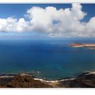 Blick vom Famaragebirge auf La Graciosa