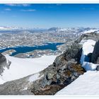 Blick vom Fanaråken auf das Sognefjell