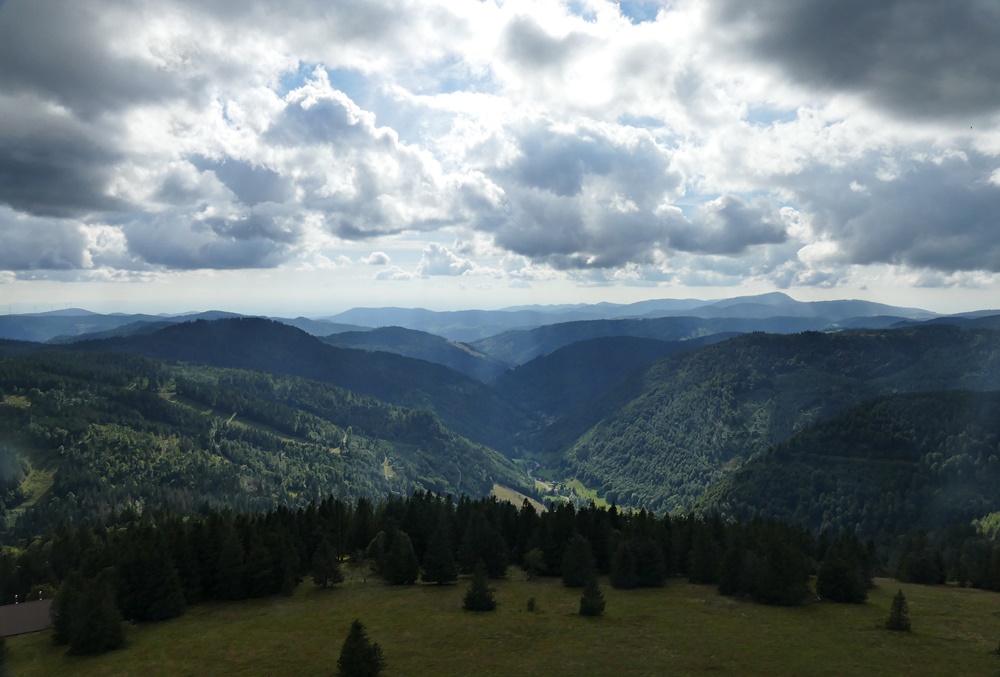 Blick vom Feldberg...