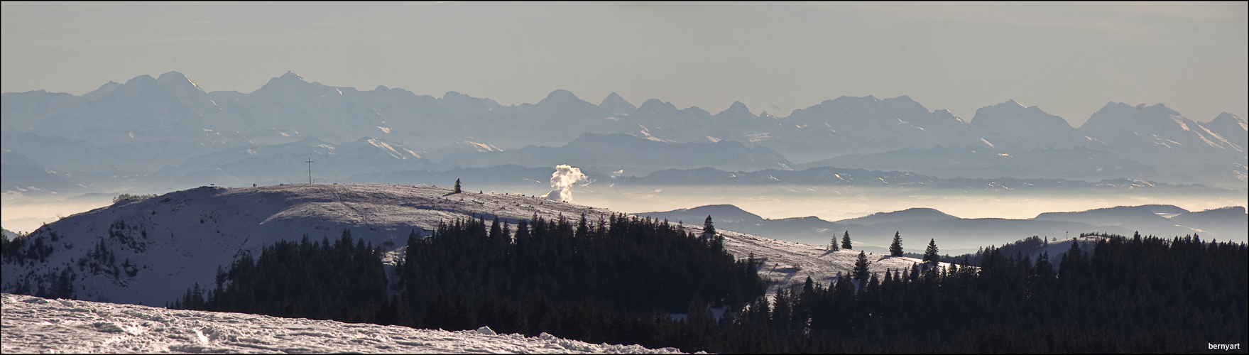 Blick vom Feldberg...