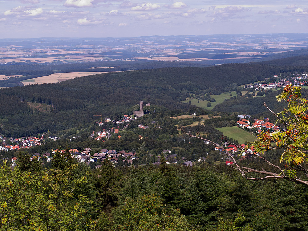 Blick vom Feldbergplateau