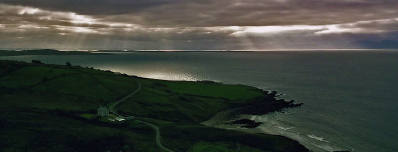 Blick vom Ferienhaus auf die Donegal Bay