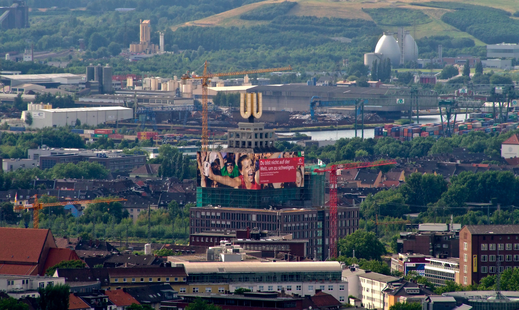 Blick vom Fernsehturm auf Dortmund