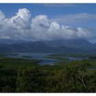 Blick vom Festland zu Hinchinbrook Island