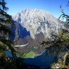 Blick vom Feuerpalven (Gotzenalm) auf Watzmann, Königsee und Batholomä