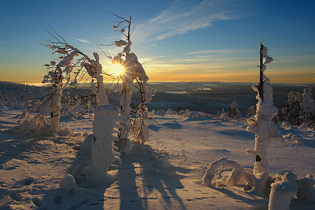 Blick vom Fichtelberg