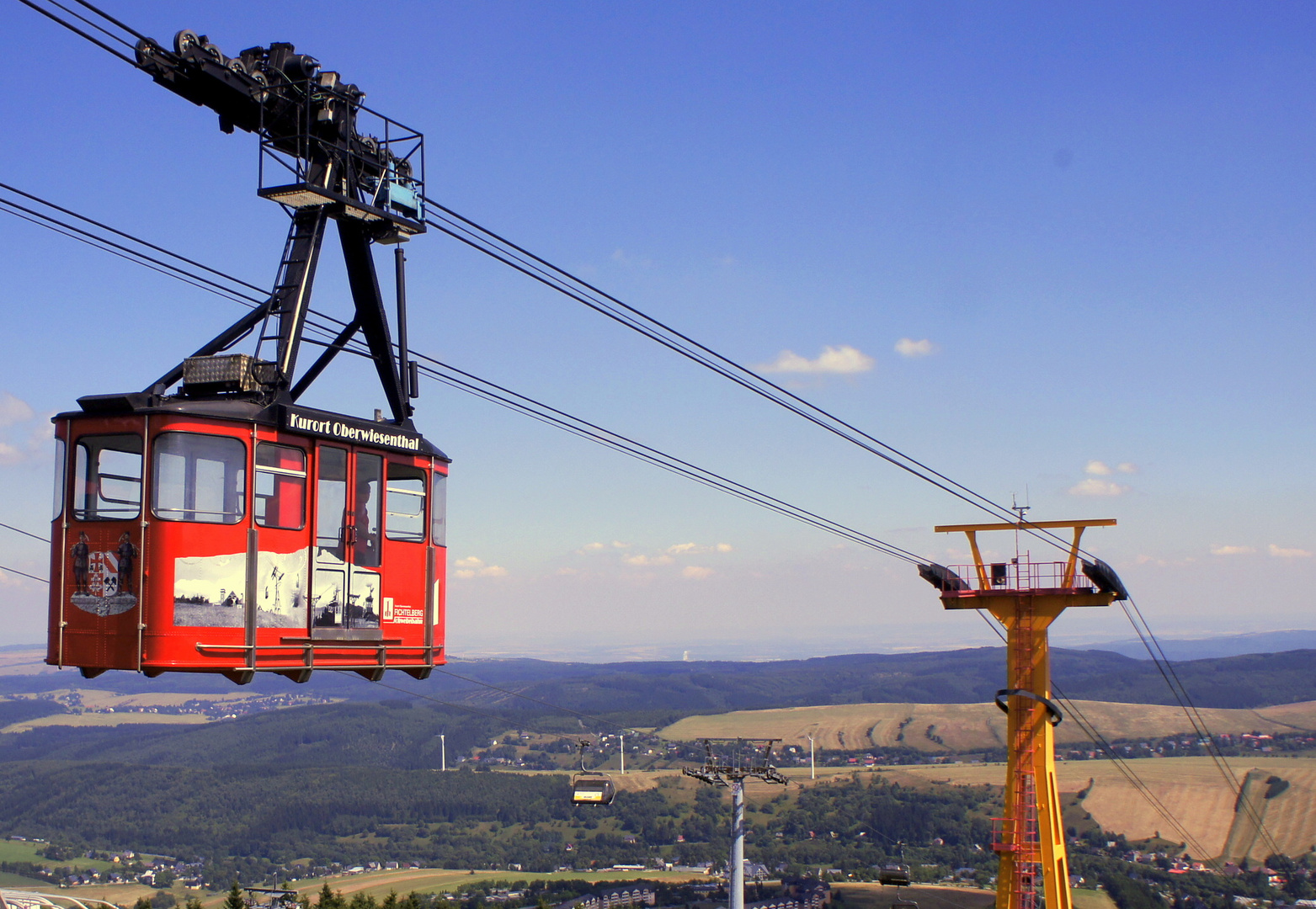 Blick vom Fichtelberg