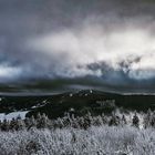 Blick vom Fichtelberg in Richtung Tschechei