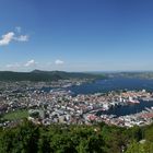 Blick vom Floien auf Bergen