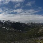 Blick vom Folgefonna-Gletscher nach Norden