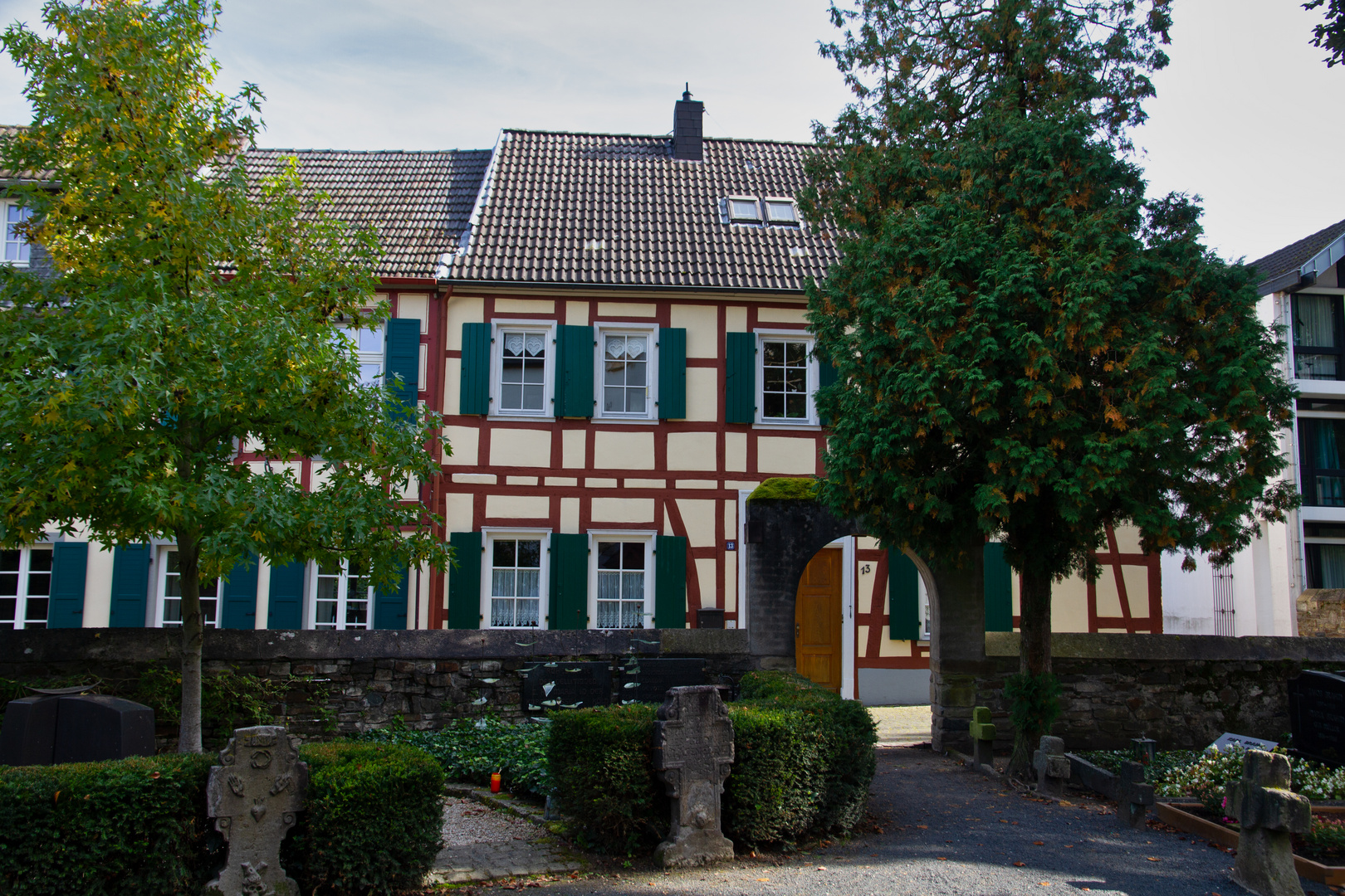 Blick vom Friedhof