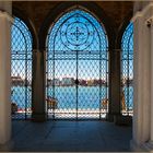 Blick vom Friedhof San Michele auf Venedig