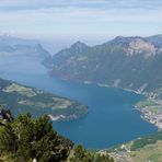 Blick vom Fronalpstock (Stoos) auf den Vierwaldstädtersee