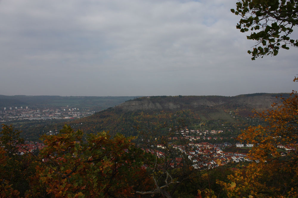 Blick vom Fuchsturm auf erinen Teil von Jena