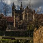 Blick vom Fürstenwall auf das Domviertel