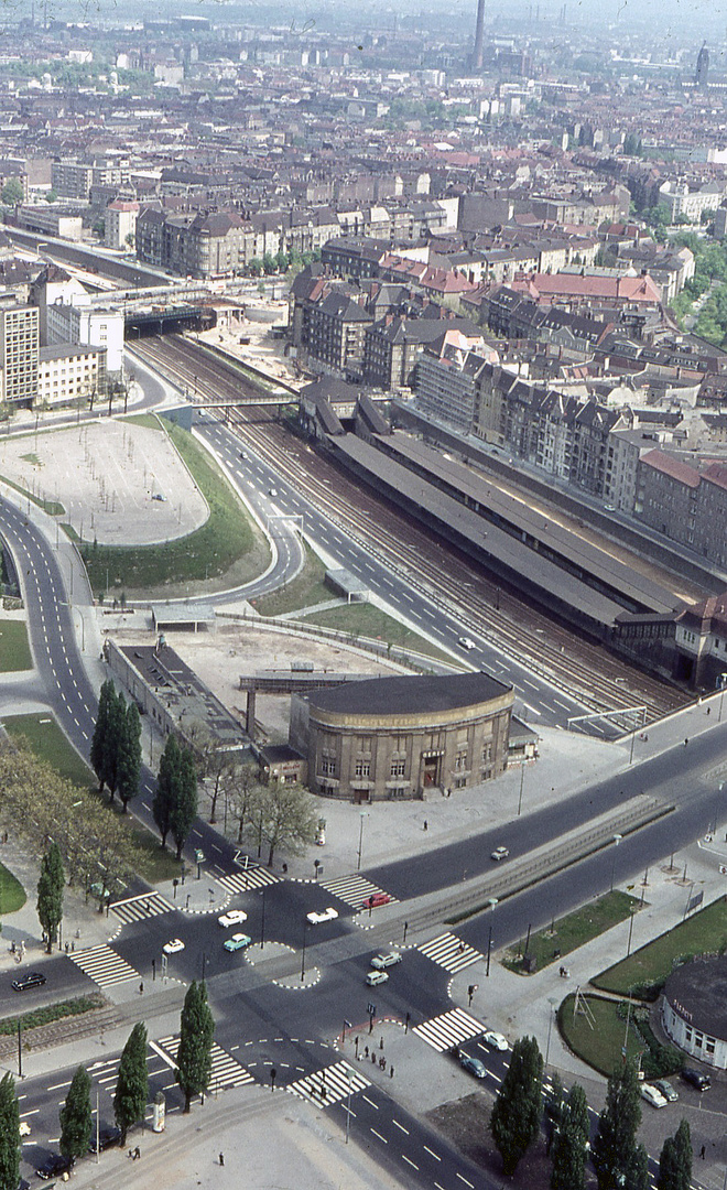 Blick vom Funkturm in Berlin 1963