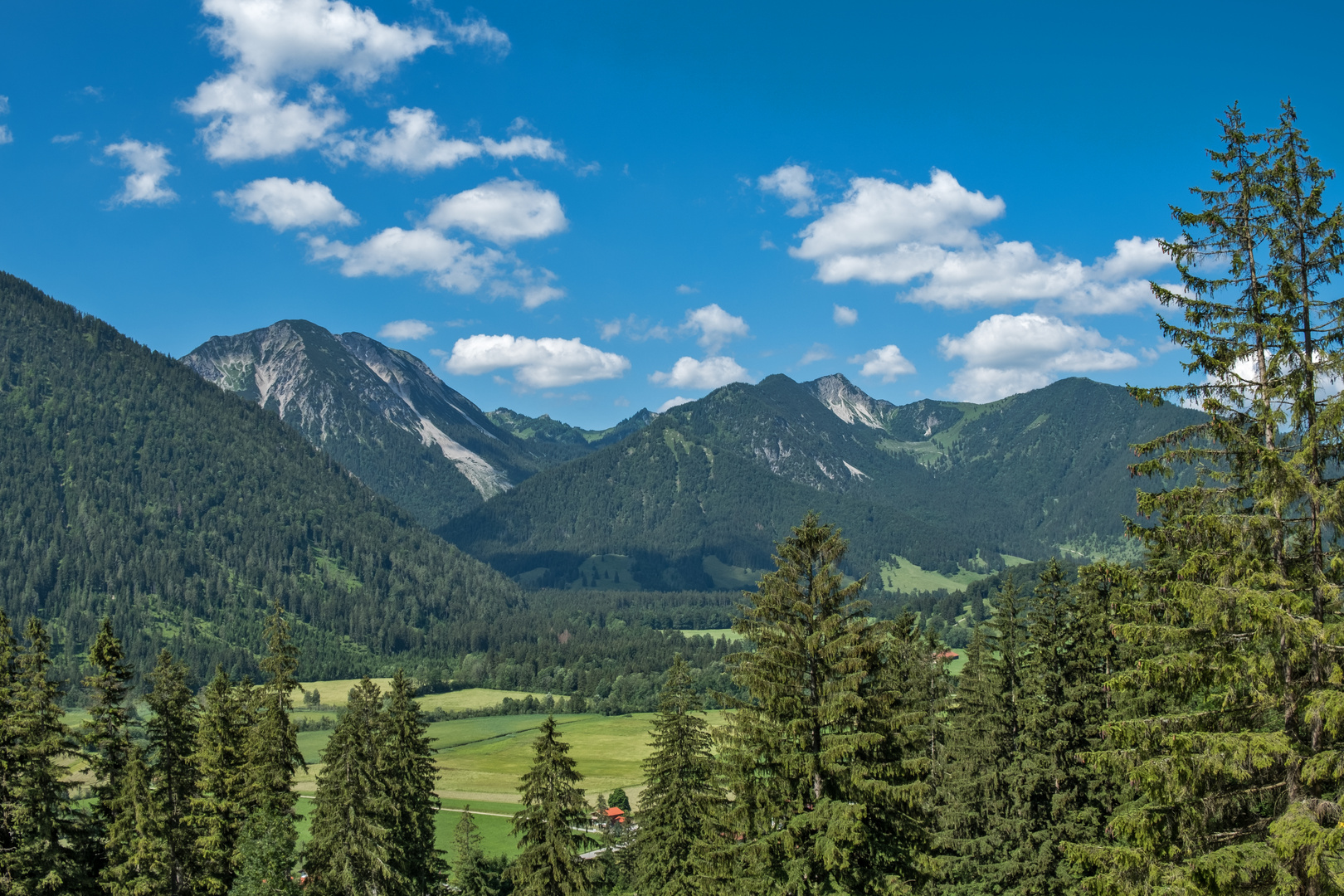 Blick vom Fuß des Wendelsteins