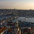 Blick vom Galata-Turm in Istanbul über den Bosporus