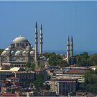 Blick vom Galataturm auf die Süleymaniye-Moschee ...