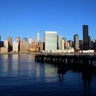 Blick vom Gantry Plaza State Park nach Midtown Manhattan