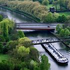 Blick vom Gasometer auf den Rhein-Herne-Kanal