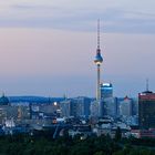 Blick vom Gasometer zur Stadtmitte