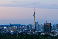 Blick vom Gasometer zur Stadtmitte