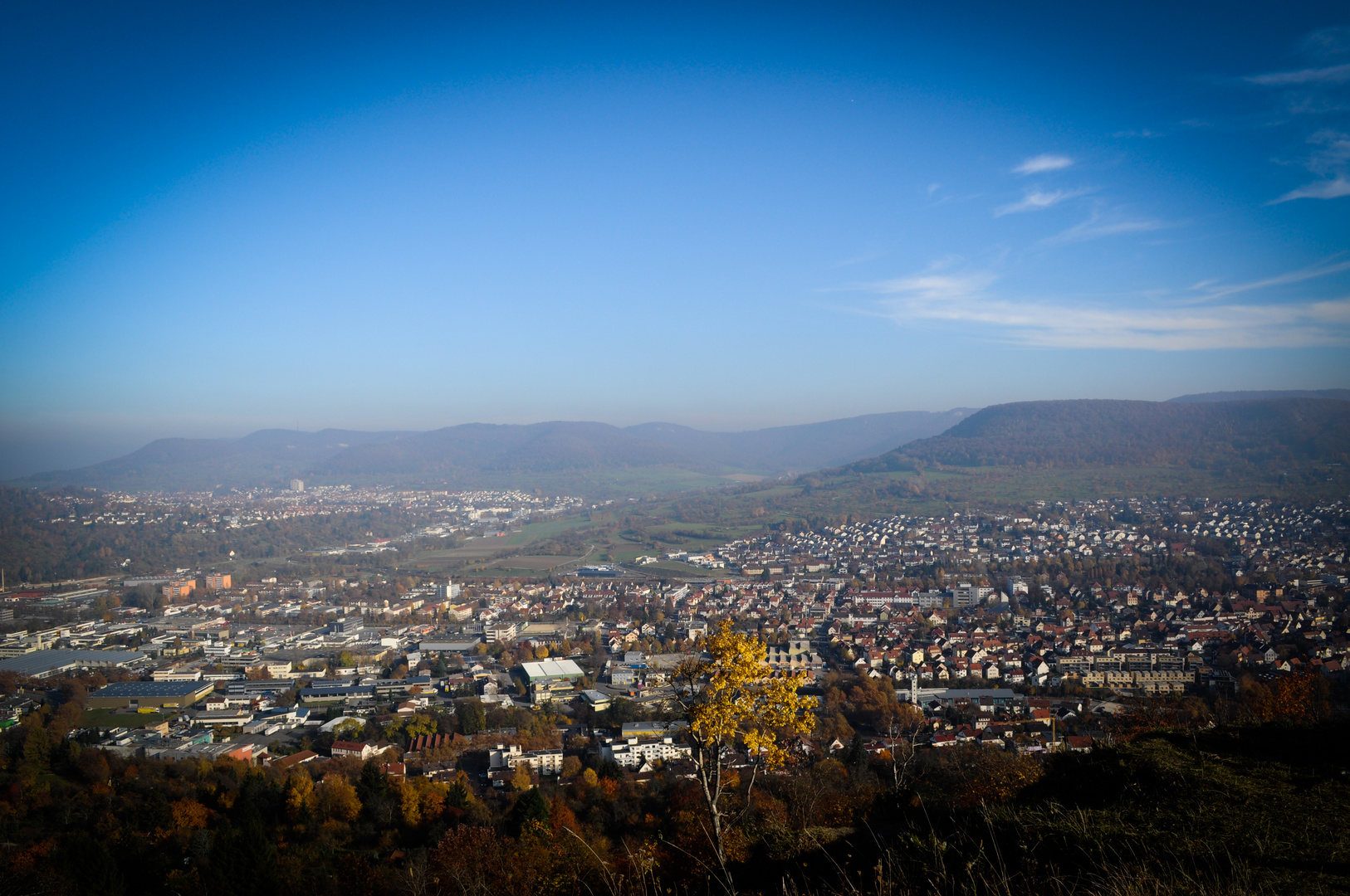 Blick vom Georgenberg auf Pfullingen