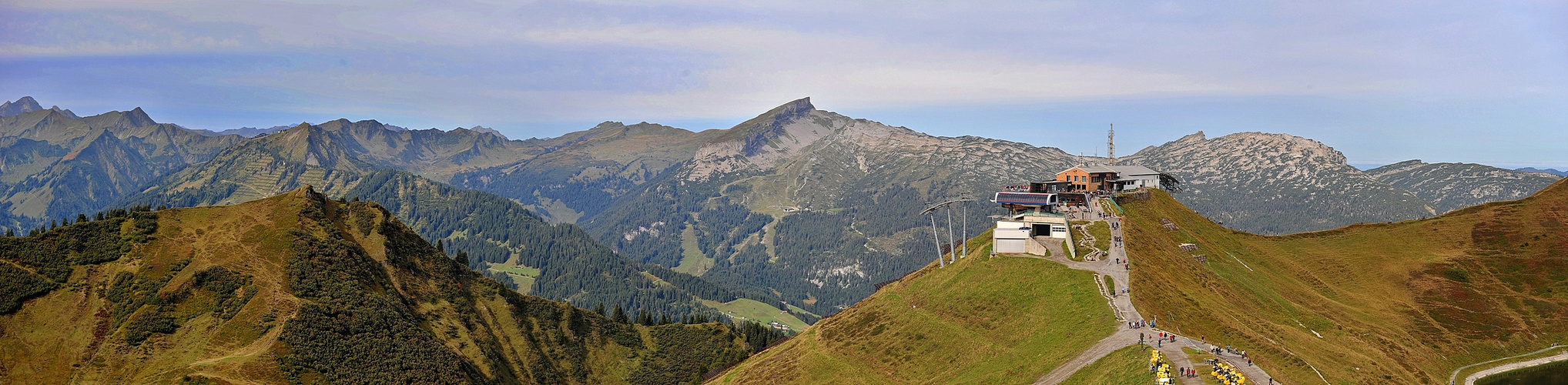 Blick vom Gipfel der Kanzelwand