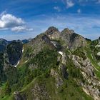 Blick vom Gipfel des Brunnenkopf´s.....