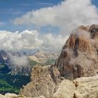 Blick vom Gipfel des Plattkofel